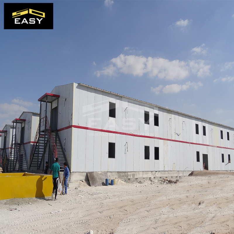 New Design Two Floor Prefabricated Site Office Modular Prefab Building