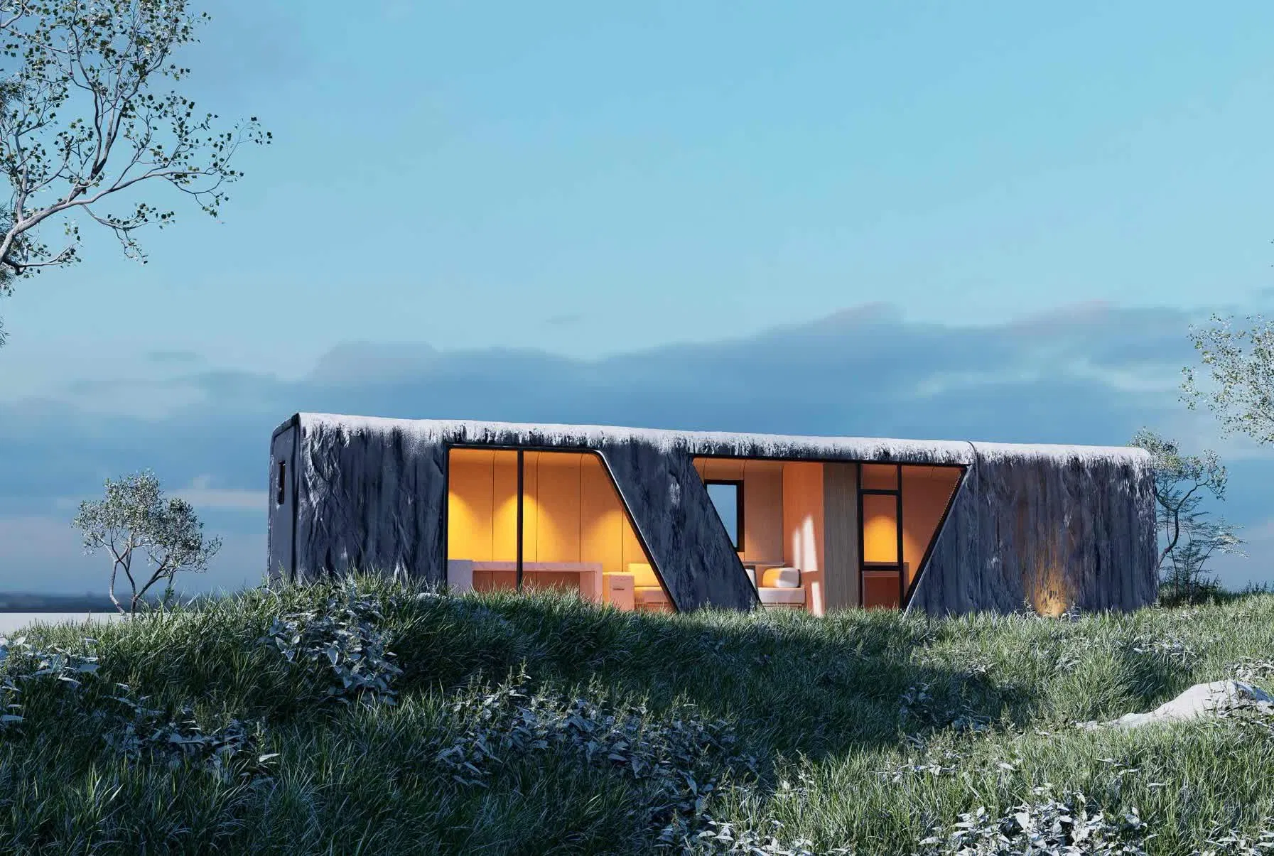 Mountain Retreat Modular Dwelling and Tiny Villa System