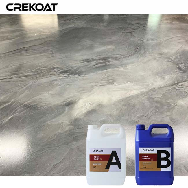Pre-Tinted Speckled Color Mica Powder Metallic Flooring System