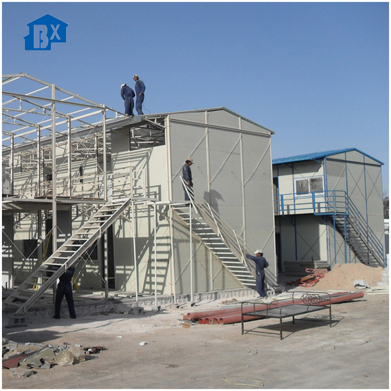 Steel Structure Temporary Dormitory for Fast and Efficient Accommodation Durable Temporary Accommodation Dormitory with Steel Frame Construction