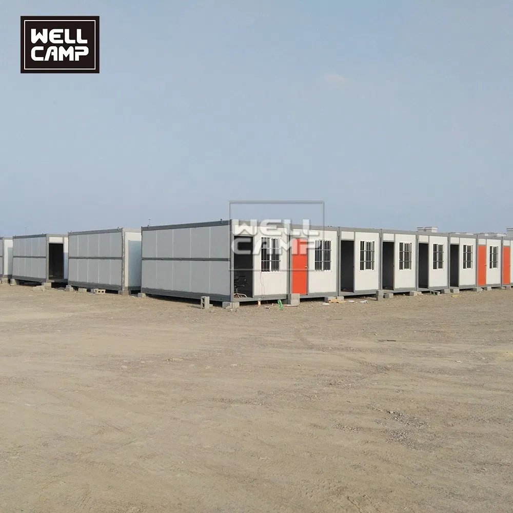 Factory Steel Structure Prefab Easy Loading Labor Camp Portable Cabin Folding Emergency Housing