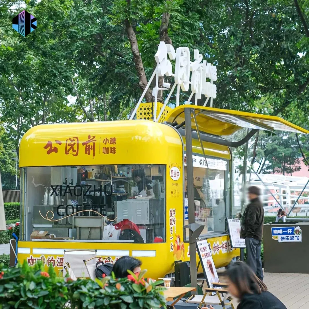 Customized Camping Fully Equipped with a Kitchen, for Barbecuing Food, Trailer