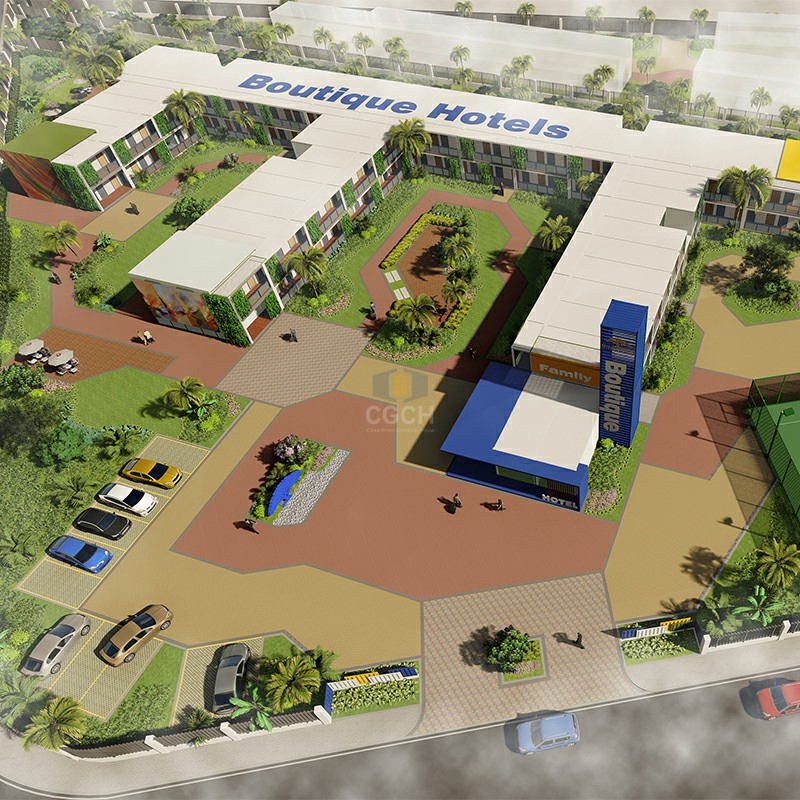 Standard Thickness Container Shop - Portable Office Building Solutions, Guangdong