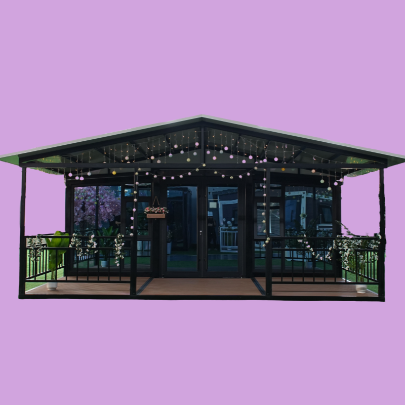 Mobile Steel House Design for Versatile Living and Working Spaces