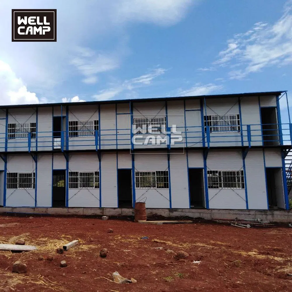 Labor Camp Construction Site Steel Structure Building Portable K Hose