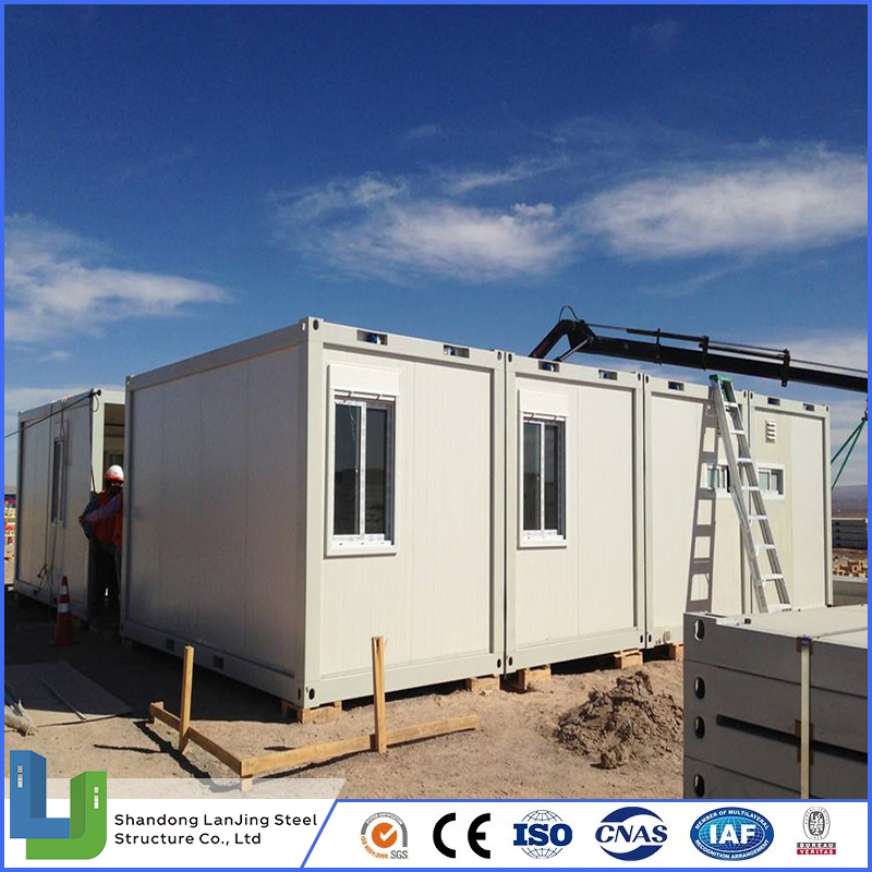 Factory Construction Site Fireproof Shipping Movable Prefabricated Mobile Flat Pack Container Camp