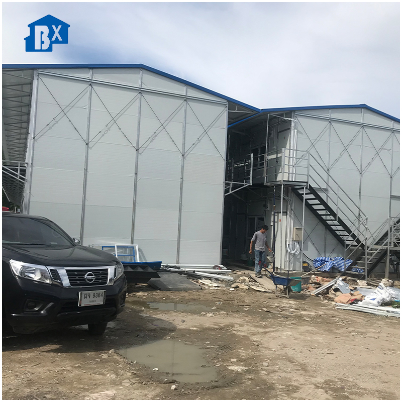 K-House Versatile Steel Structure Temporary Housing Solution for All Needs Durable Steel Frame Temporary Housing for Short and Long-Term Living