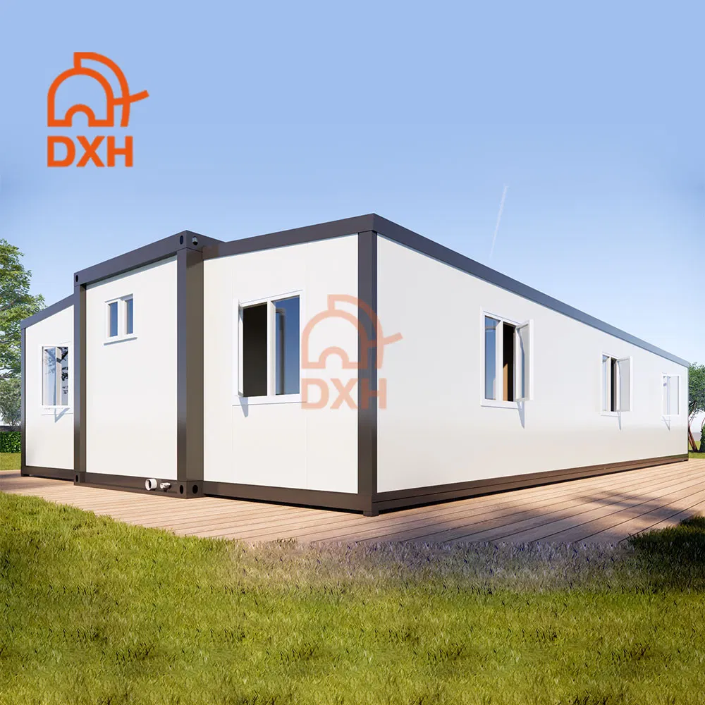Dxh Prefab Office Thermal Insulation Granny Hospital Fireproof Restaurant Living Hotel Customized Vacation Hotel Expandable Container House Prefabricated Home