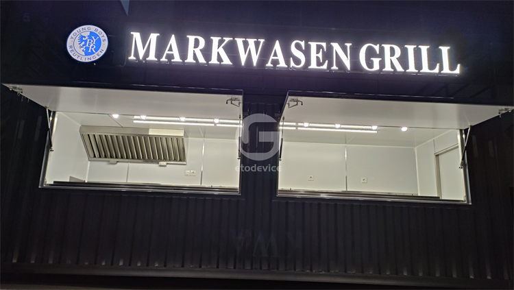 China Shipping Container Pop up Restaurant for Fast Food Cafe Container Bar