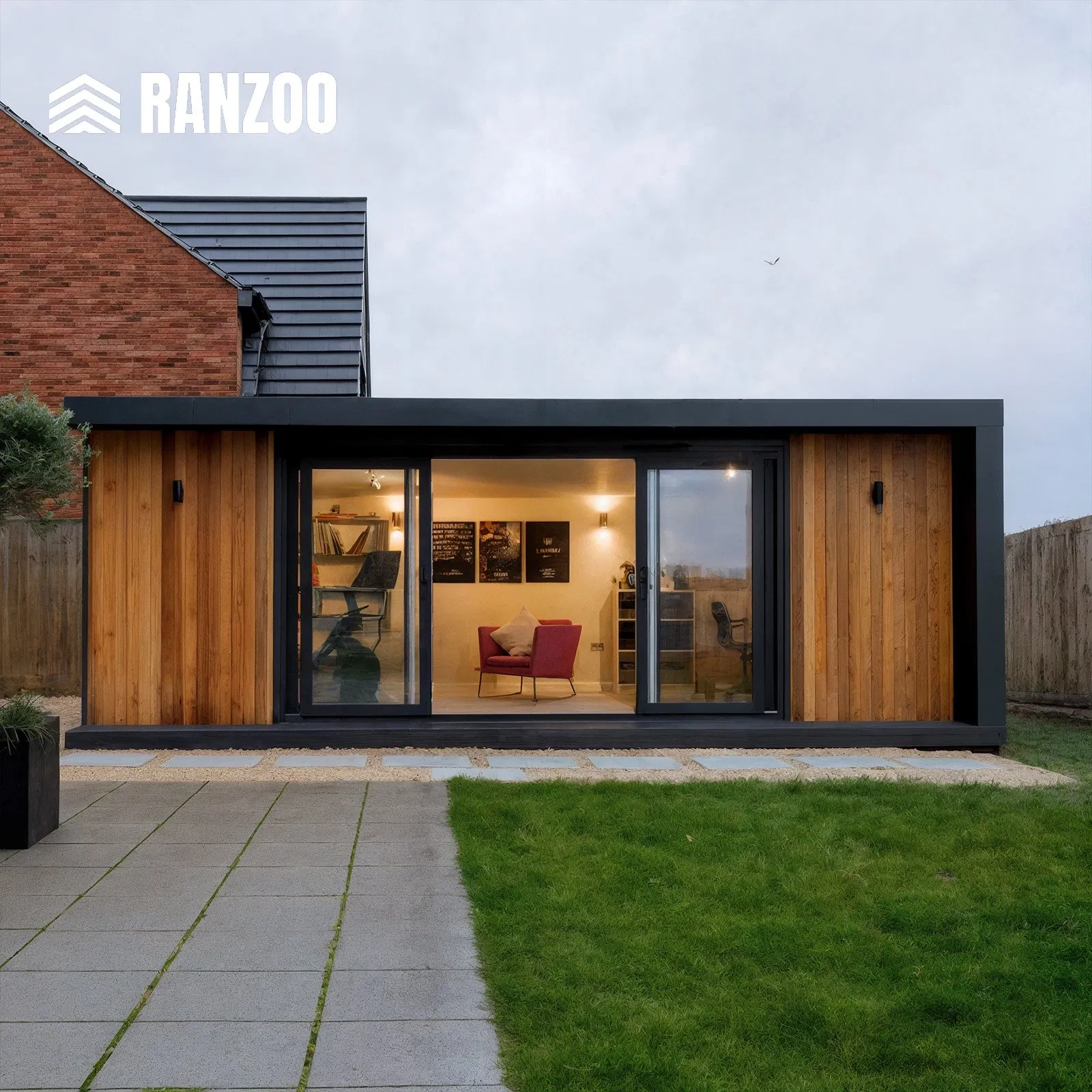 RANZOO Portable Guest Retreat for Backyard with Low Shipping and AU Compliance Modular House