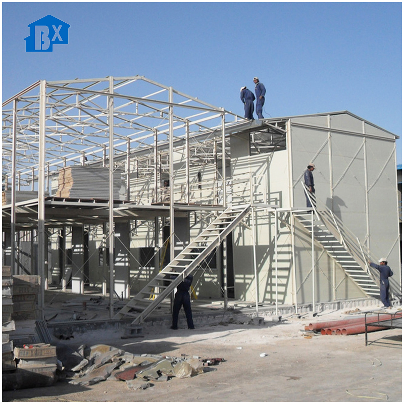 K-House Versatile Steel Structure Temporary Housing Solution for All Needs Durable Steel Frame Temporary Housing for Short and Long-Term Living
