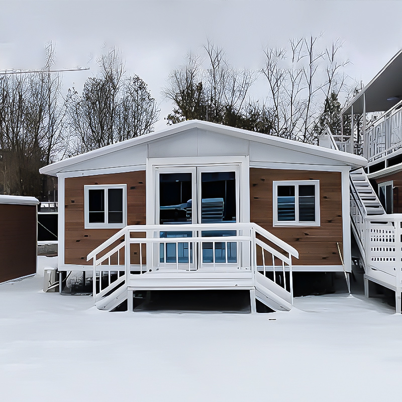 40FT Modern Prefabricated Modular Home for Vacation Living with Built-in Furniture and Luxury Design