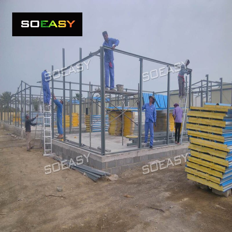 Temporary Site Dormitory Prefabricated Building Prefab Site Office Modular Construction Mining Accommodation Camp