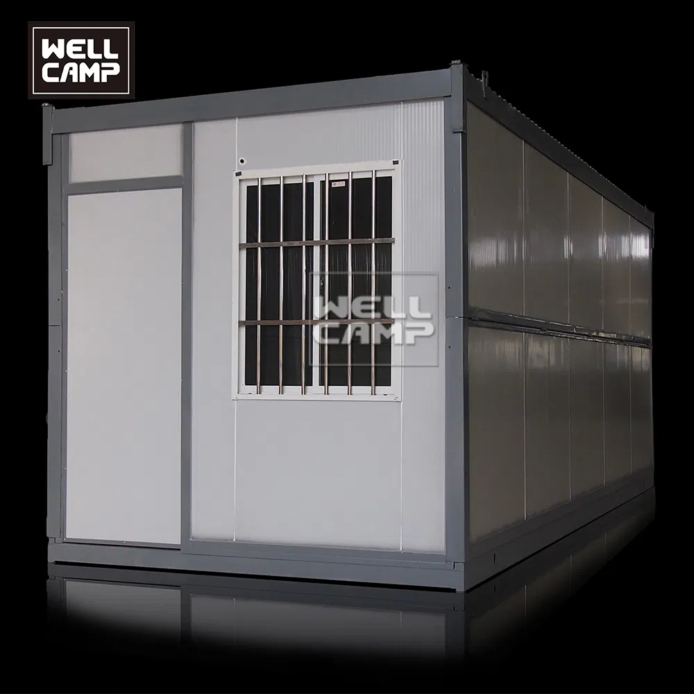 Cheap Price 20FT Affordable Space Saving Portable Cabin Folding Emergency Housing with CE