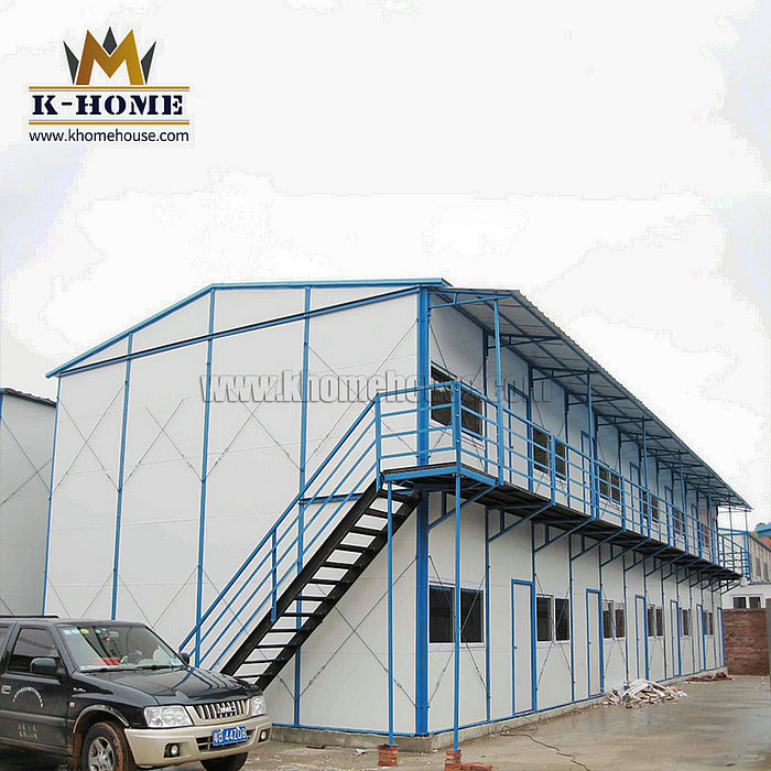 Prefabricated Steel Construction Panel Built Site Camp