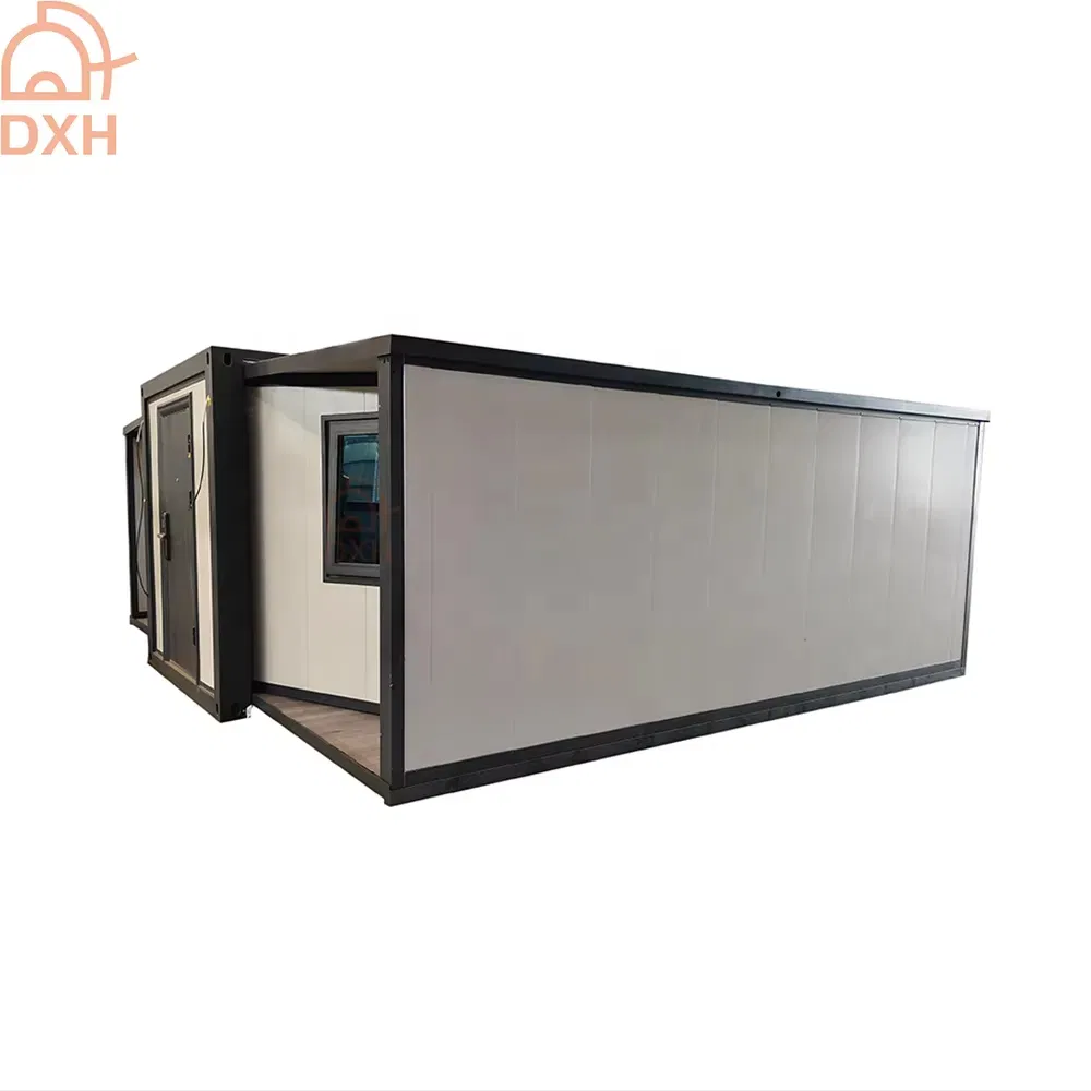 Dxh Coffee Shop Fireproof Luxury Prefabricate Living Dormitory Granny Vacation Hotel Prefabricated 10FT 20FT Camp Expandable Container House Prefab Home
