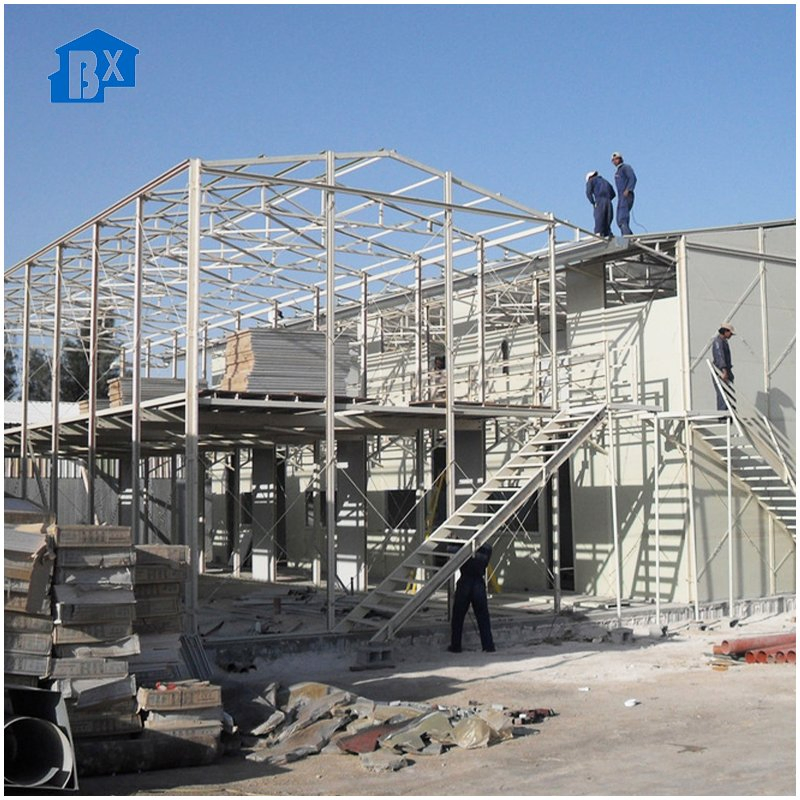 Durable Prefab Steel Structure for Temporary Housing Solutions Compact and Sturdy Steel Structure for Efficient Temporary Housing