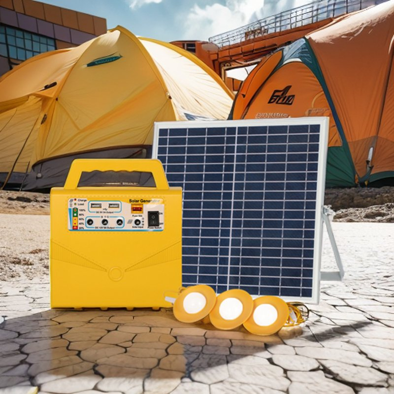 20wportable Integrated off Grid Hybrid Home Camping Solar Power Energy System