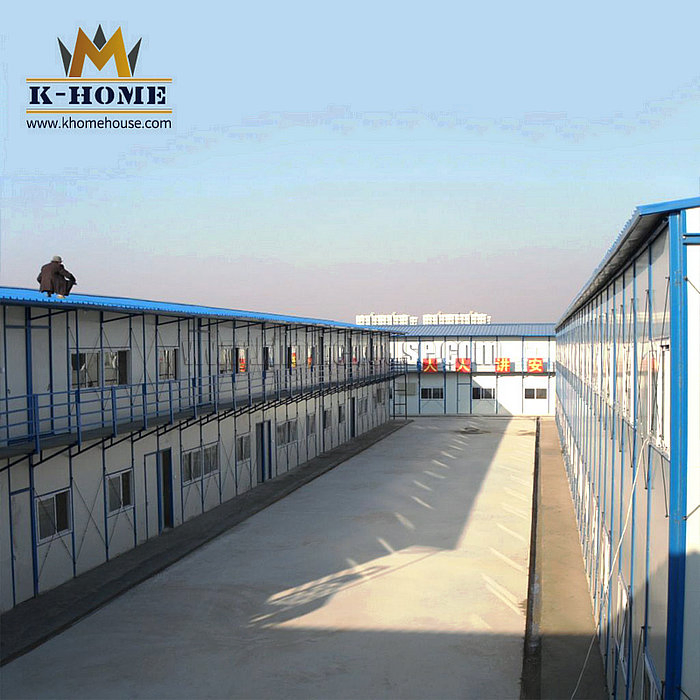 Prefabricated Steel Construction Panel Built Site Camp