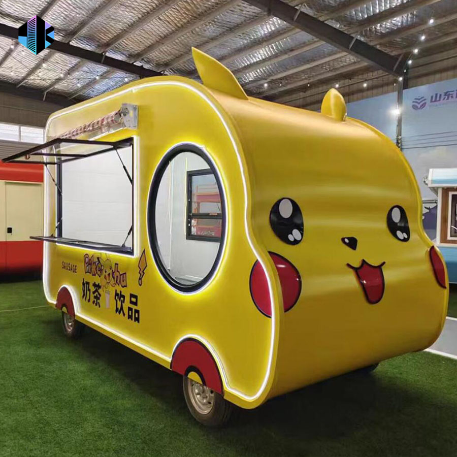 Personalized Weather Resistant Lightweight Dining Car for Ice Cream