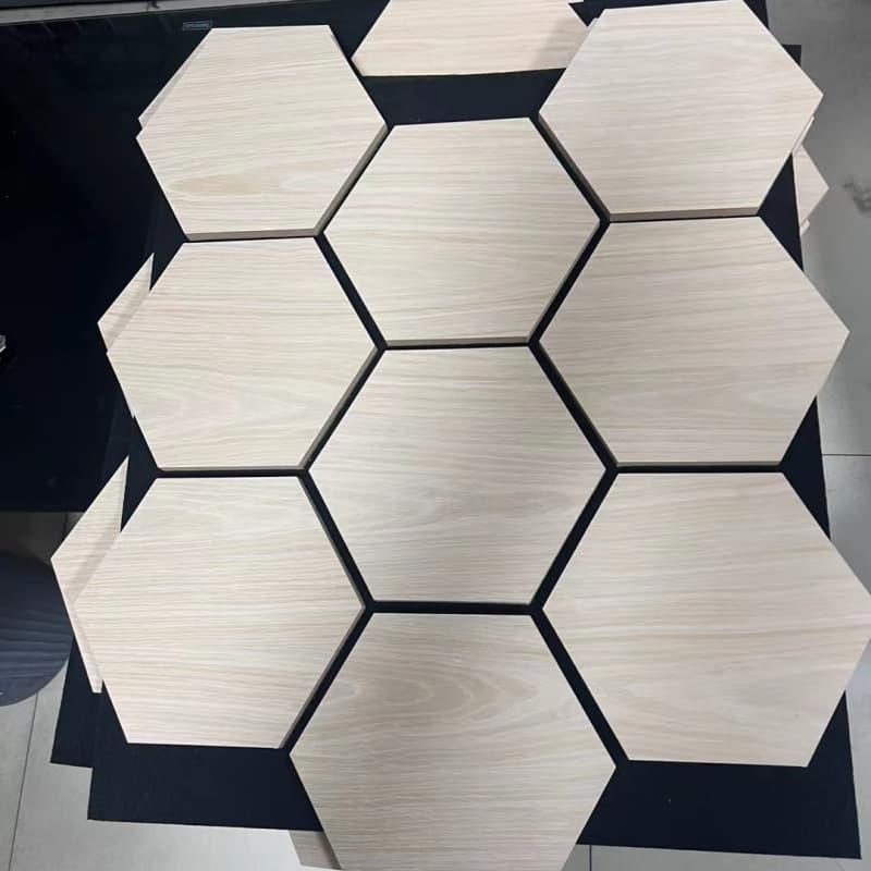 Modular Felt Acoustic Baffles and Wall Board for Creative Design in Universities and Co-Working Spaces