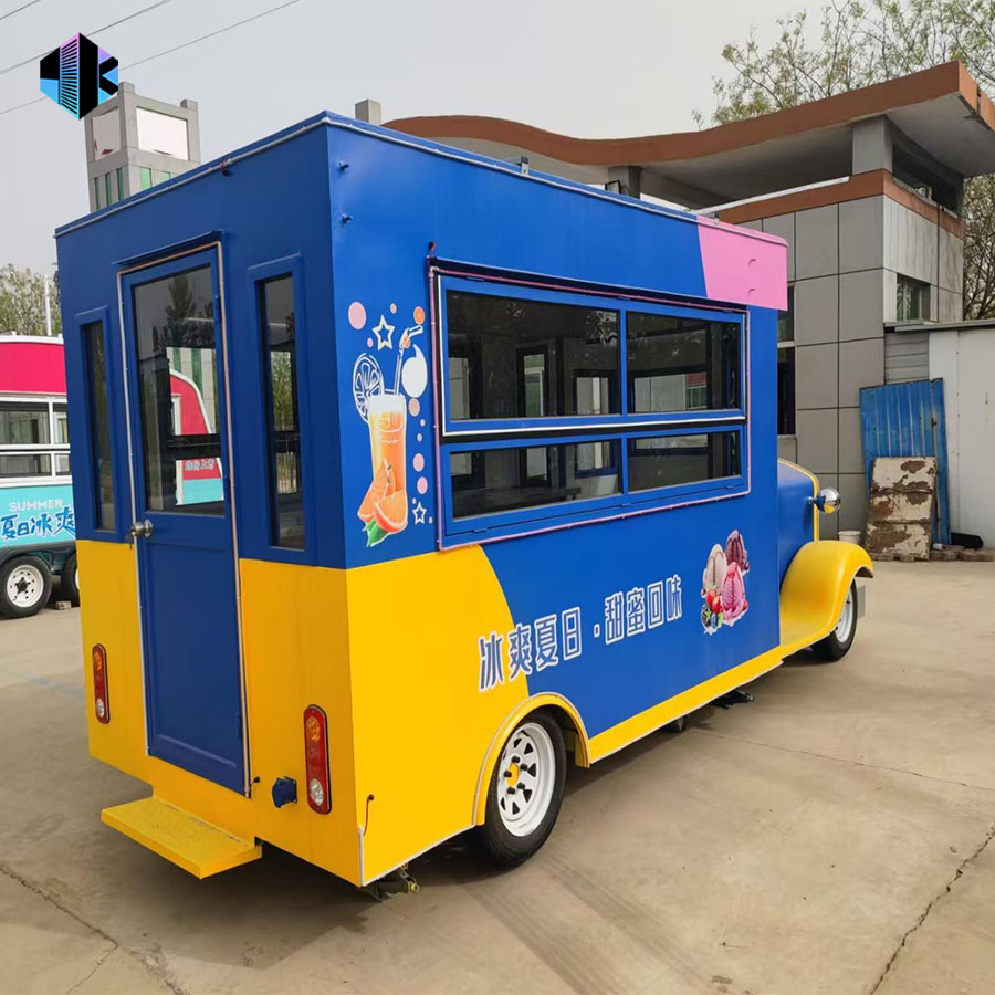 Personalized Weather Resistant Lightweight Dining Car for Ice Cream