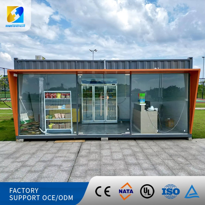 Foldable 20FT Shipping Containers for Commercial Street Pop-up Retail and Exhibitions