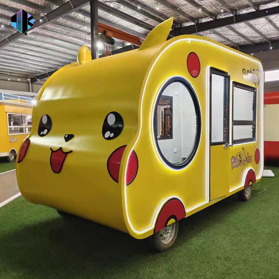 Personalized Weather Resistant Lightweight Dining Car for Ice Cream