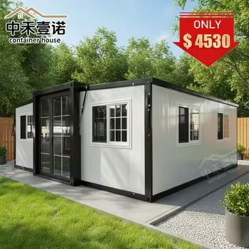 Modern Prefabricated Expandable Container Home for Vacation Living