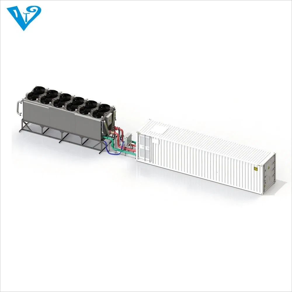 Liquid-Cooled Crypto Mining Container