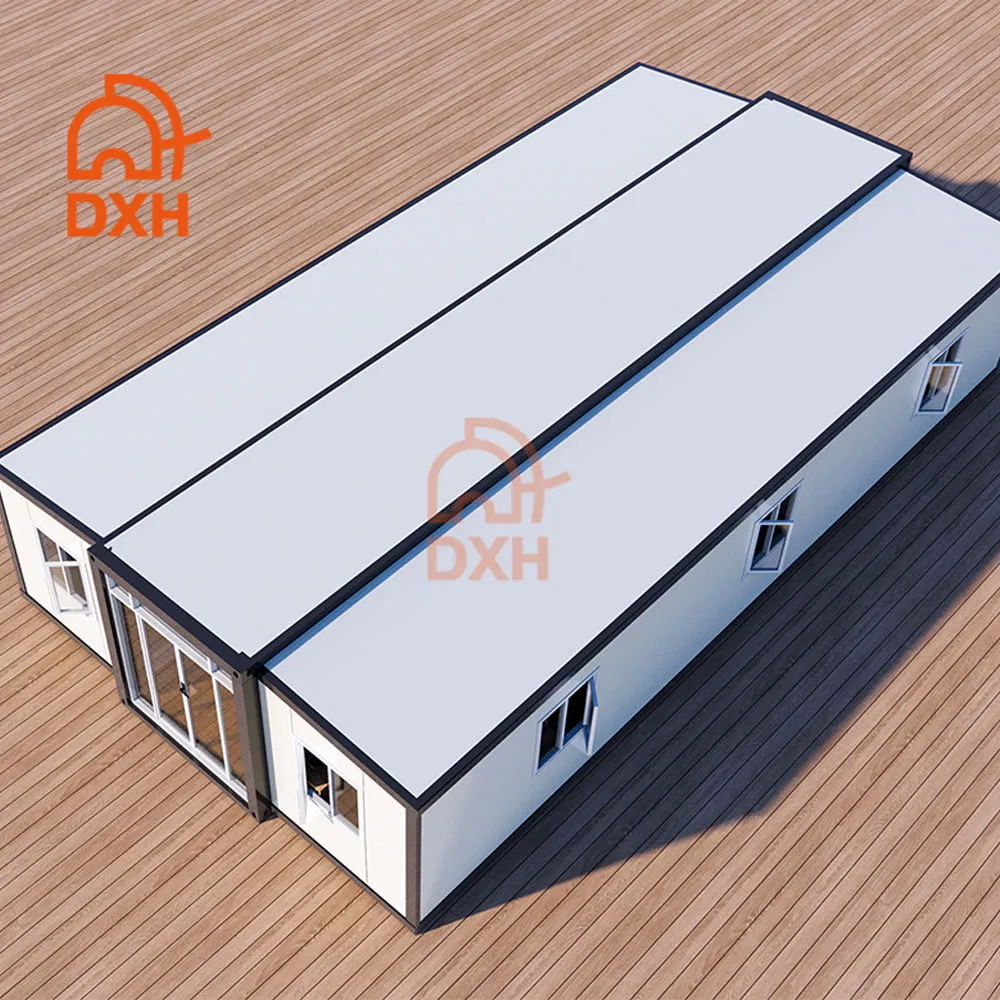 Dxh Prefab Office Thermal Insulation Granny Hospital Fireproof Restaurant Living Hotel Customized Vacation Hotel Expandable Container House Prefabricated Home