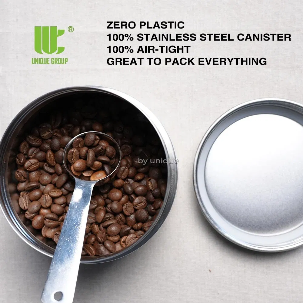 Powder Container Jar Packaging Canister Supplement Tin Storage Collagen