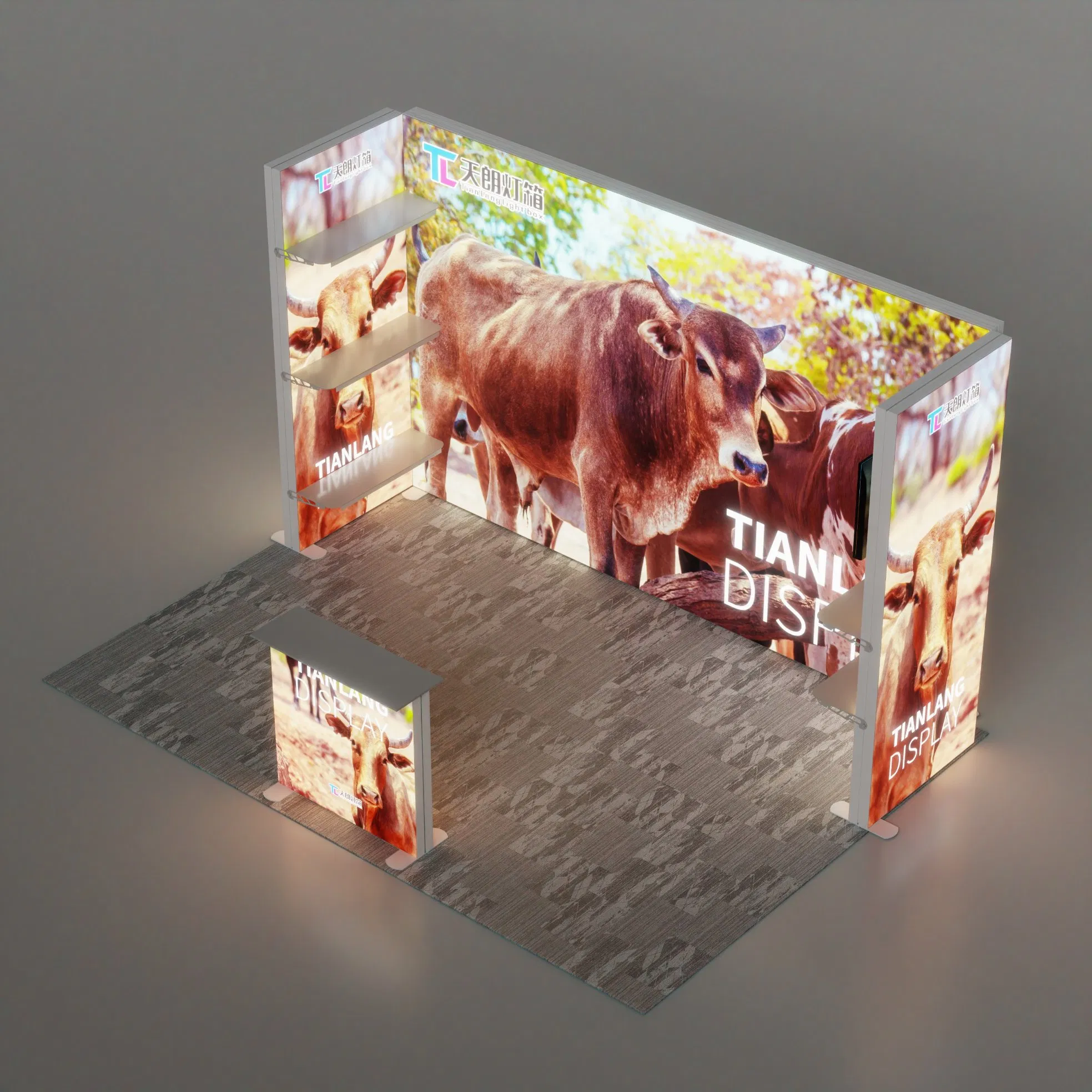 300X300cm Outdoor Exhibition Tent - Quick 5-Minute Setup