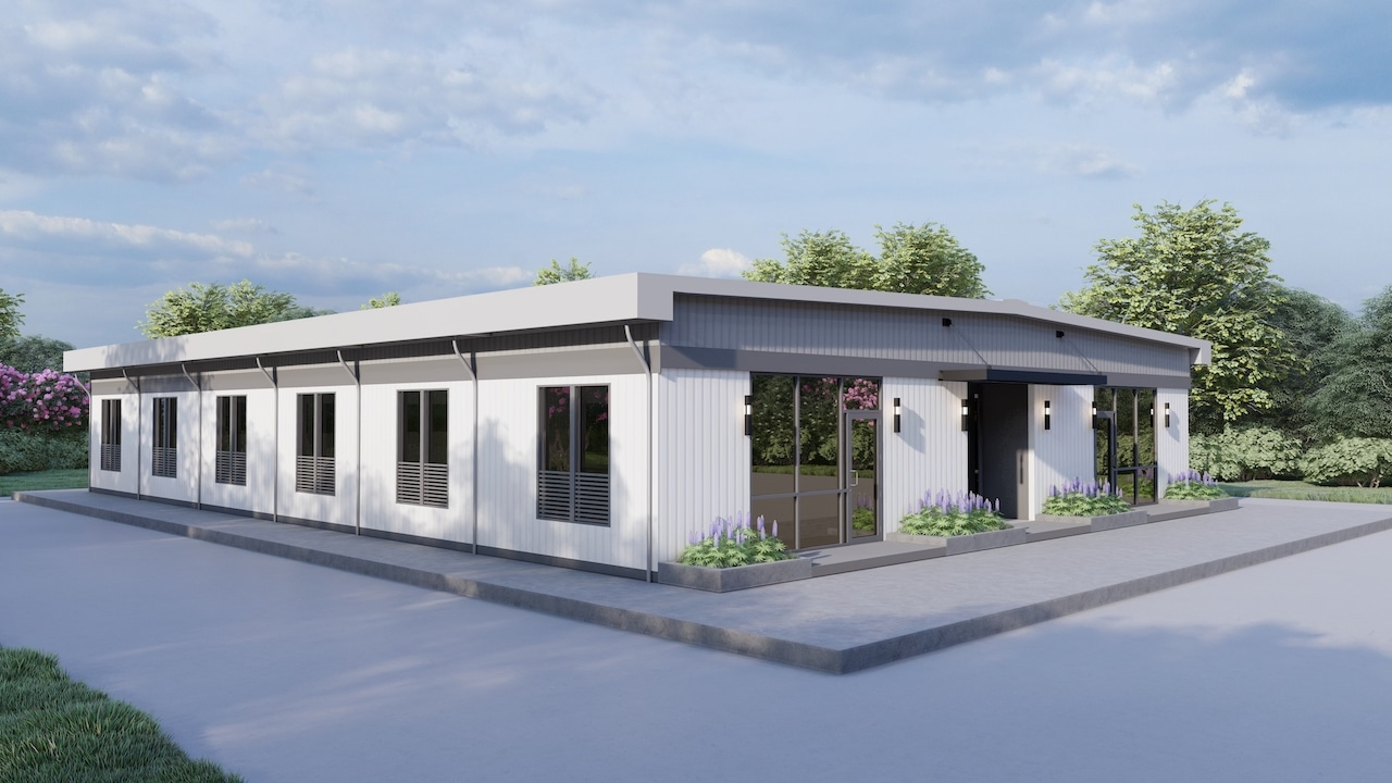 Custom Design Temporary &amp; Permanent Steel Structure Modular Office Building