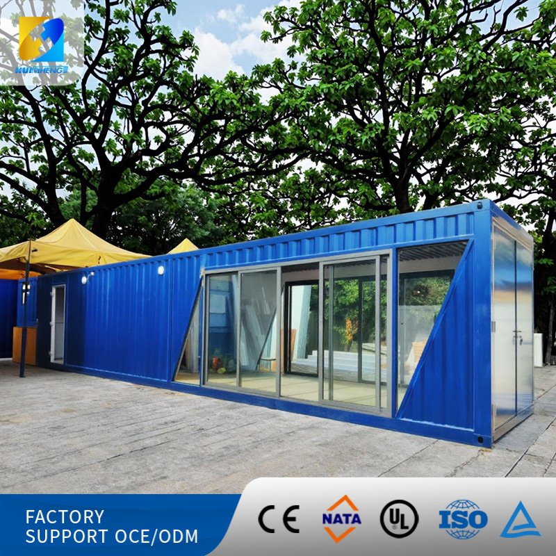 Modular Prefabricated Shipping Containers for Commercial Street Homes, Offices, and Retail Spaces
