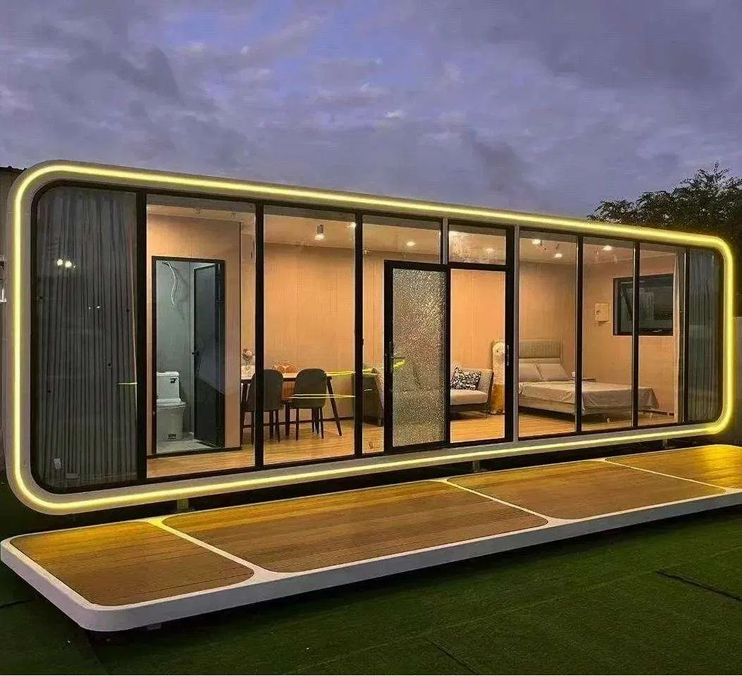 Hot Sale Outdoor Modern Popular Prefab House Tiny House Mobile Working Office House Office Pod Apple Cabin