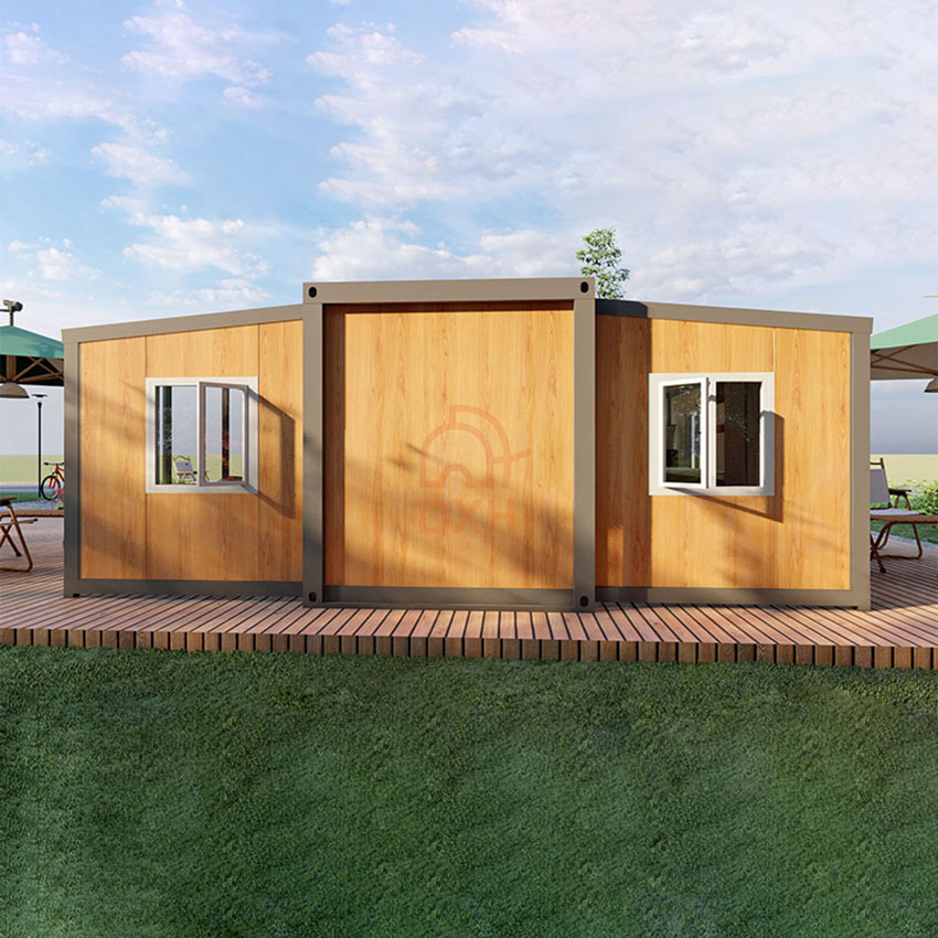 Dxh Luxury Wholsaler Price Coffee Shop Restaurant Camping Hospital Dormitory Store Vacation Hotel 10FT 30FT Villa Expandable Container Prefabricated Home