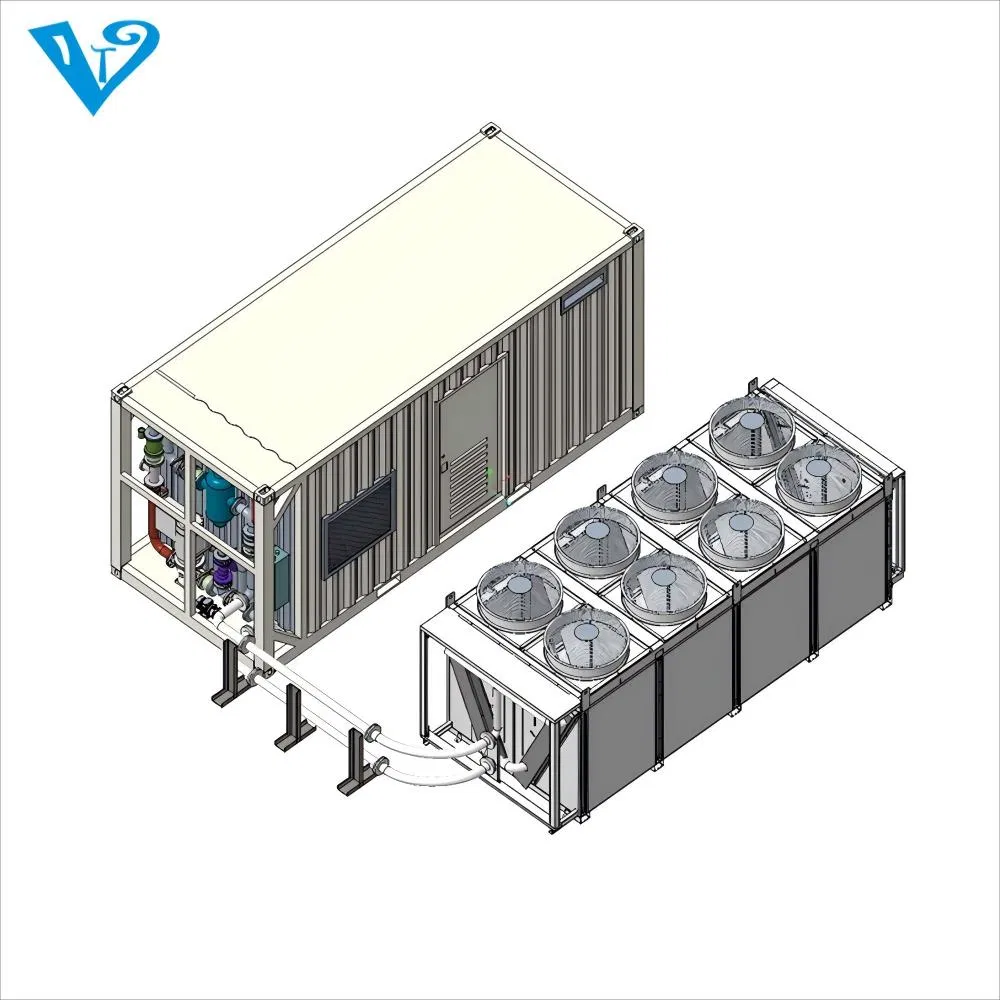 Liquid-Cooled Crypto Mining Container
