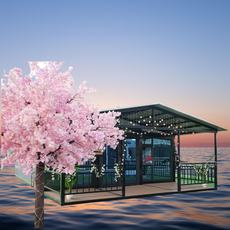 Contemporary Container Home with Generous Living and Working Spaces