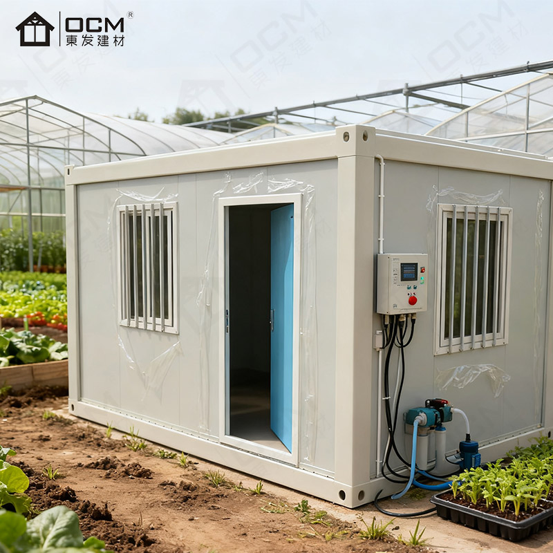 Flat Pack Container House Easy to Assemble Transport for Backyard Vacation/Guest Room