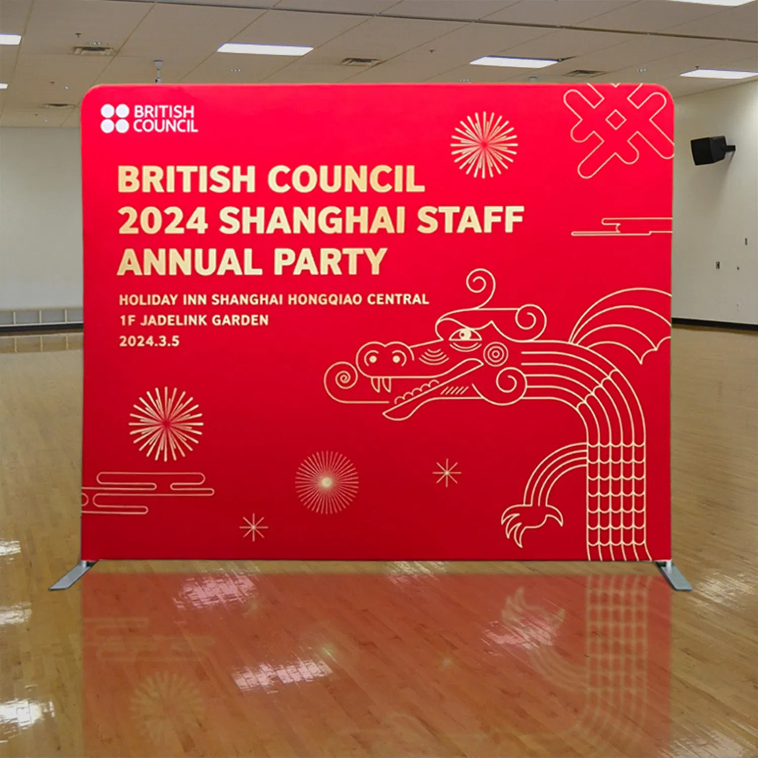 Portable Profile Aluminum Tube Banner Custom Print Exhibition Equipment Display Stands