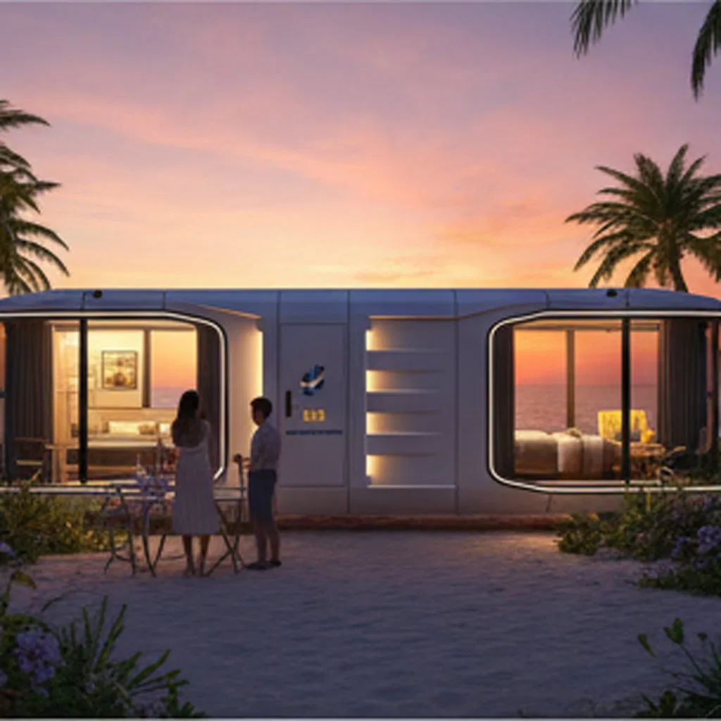 Foldable Lightweight Backyard Guest Room Extension Capsule House