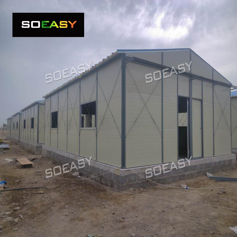 Temporary Site Dormitory Prefabricated Building Prefab Site Office Modular Construction Mining Accommodation Camp