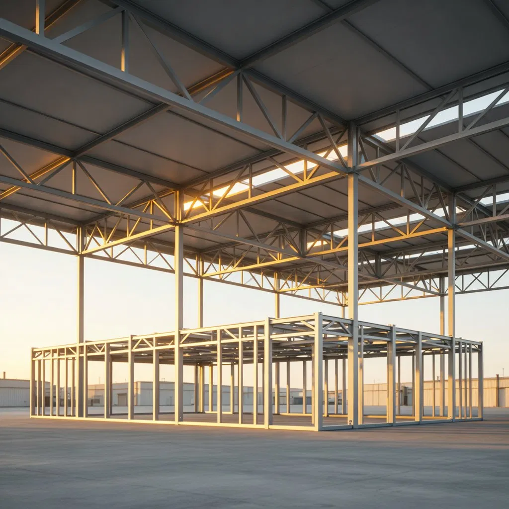 Lightweight Steel Structure for Pop-up Retail Kiosks