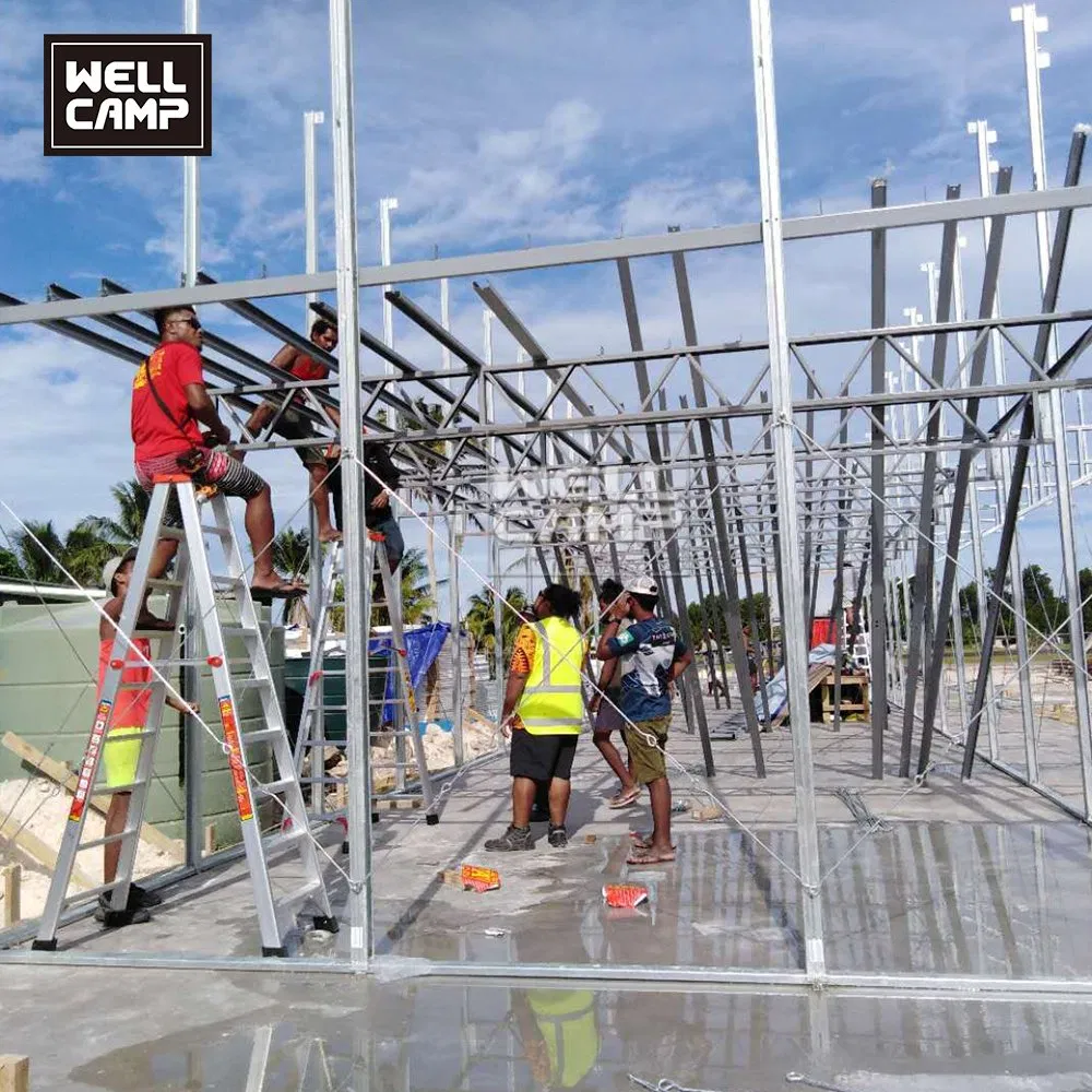 Steel Structure+Sandwich Panel Construction Site Labor Dormitory Prefabricated K Camp