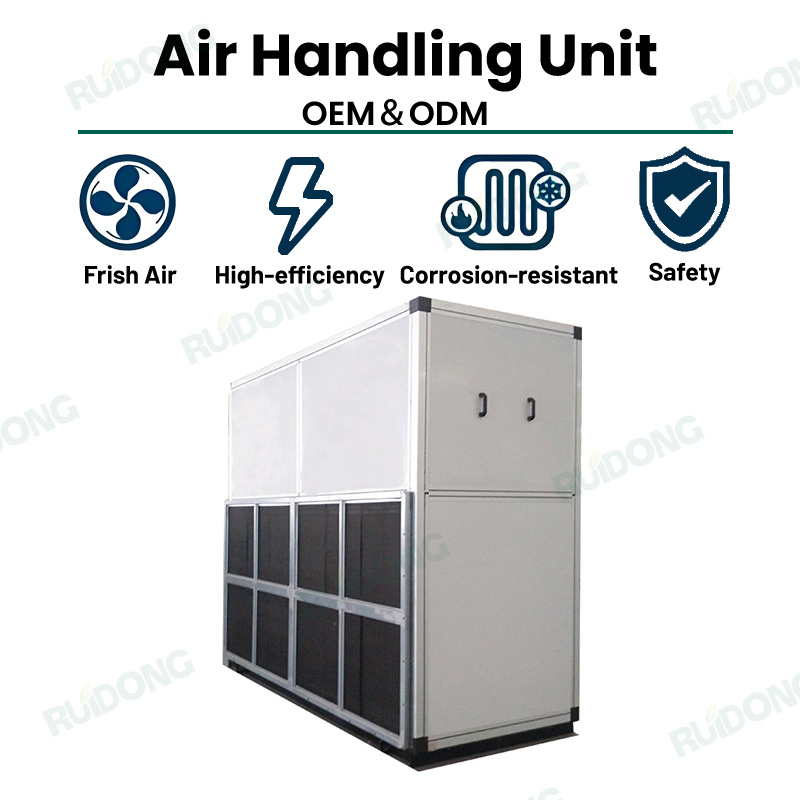 Industrial Modular Air Handling Unit Vertical Type Air Handling Unit for Commercial