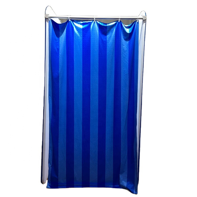 Popular Exhibition Portable Detachable Easy to Install Tension with Fabric Curtain Fitting Changing Room