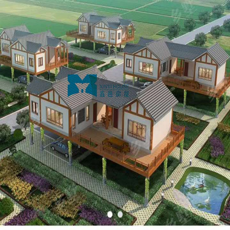 Modern Light Steel Villa Prefabricated Luxury Vacation Home