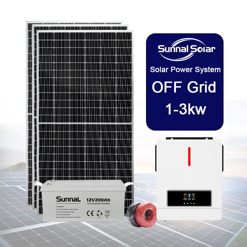 Energy Storage System Integrated 1kw 1.5kVA 1000W 2kw Mini Small Solar Panel Energy off Grid Hybrid System for Home