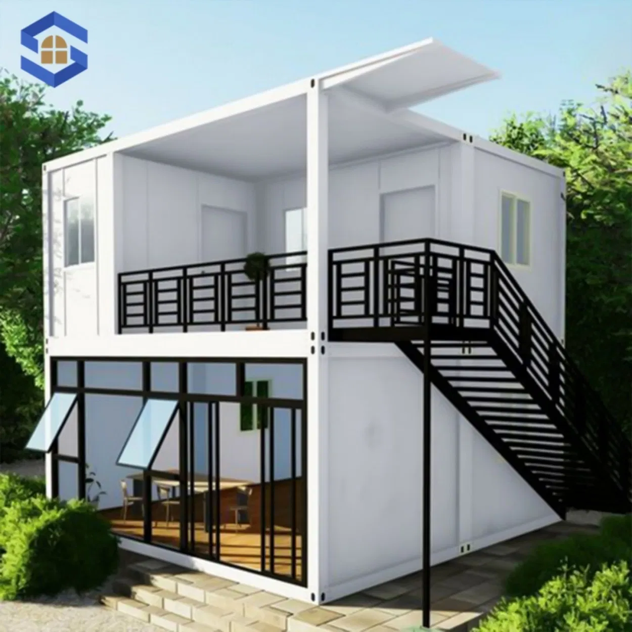 Steel Container Mobile Modular Prefabricated Work Office Co-Working Space